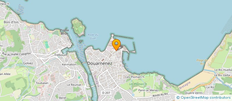 localisation de l'entreprise MONSIEUR JUAN GONZALEZ RODRIGUEZ à DOUARNENEZ