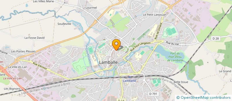 localisation de l'entreprise MONSIEUR JUAN GUANTES Y DE LA RUA à LAMBALLE-ARMOR