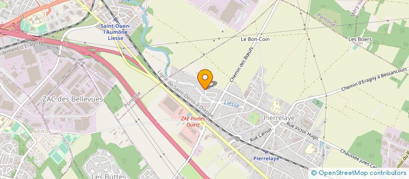 localisation de l'entreprise MONSIEUR JUAN GUILLERMO CASTRO TOVAR à PIERRELAYE