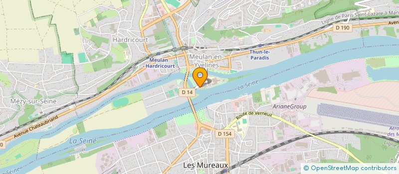 localisation de l'entreprise MONSIEUR JUAN HUAIRE GOMEZ  MEULAN-EN-YVELINES