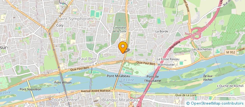 localisation de l'entreprise MONSIEUR JUAN JIMENEZ RINCON  TOURS