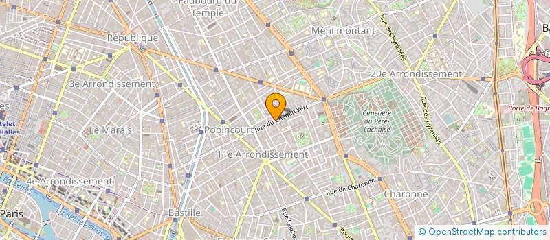 localisation de l'entreprise MONSIEUR JUAN JOSE DOMINGO SANCHEZ  PARIS