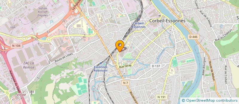 localisation de l'entreprise MONSIEUR JUAN LOPEZ à CORBEIL-ESSONNES