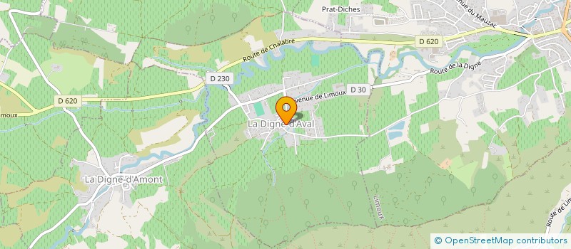 localisation de l'entreprise MONSIEUR JUAN-MANUEL LEMOS  LA DIGNE-D'AVAL