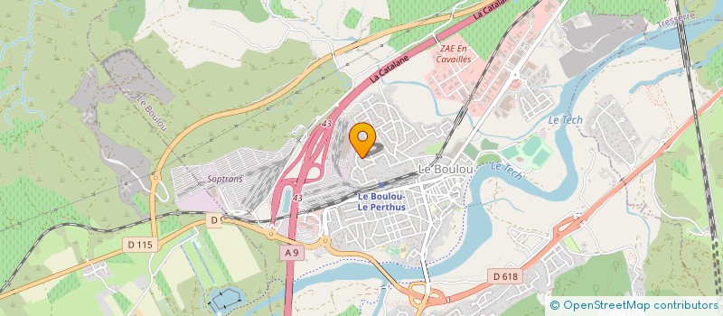 localisation de l'entreprise MONSIEUR JUAN-MARCOS FORNES  LE BOULOU