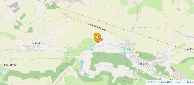 localisation de l'entreprise MONSIEUR JUAN MARTIN  CHATONNAY