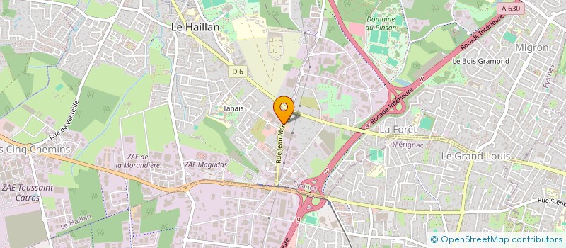 localisation de l'entreprise MONSIEUR JUAN MARTIN  LE HAILLAN