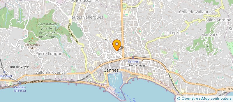 localisation de l'entreprise MONSIEUR JUAN MARTINEZ à CANNES