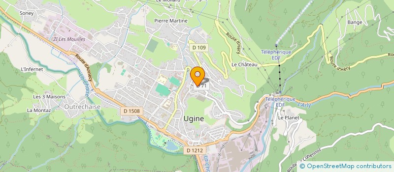 localisation de l'entreprise MONSIEUR JUAN MONCAYO CLAVIJO à UGINE