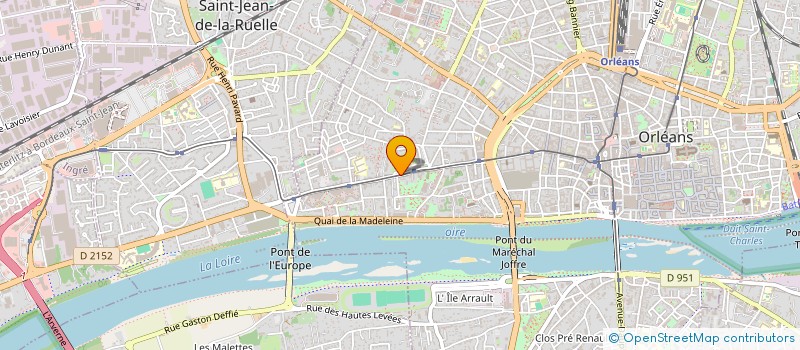 localisation de l'entreprise MONSIEUR JUAN MONCLUS  ORLEANS