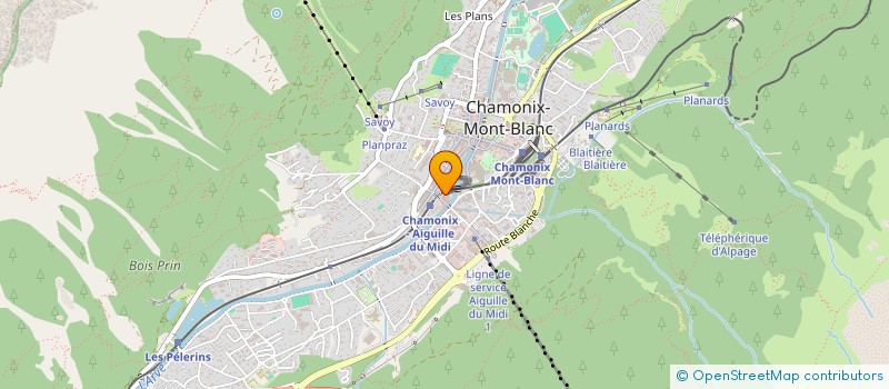 localisation de l'entreprise MONSIEUR JUAN MONTOYA FORERO  CHAMONIX-MONT-BLANC