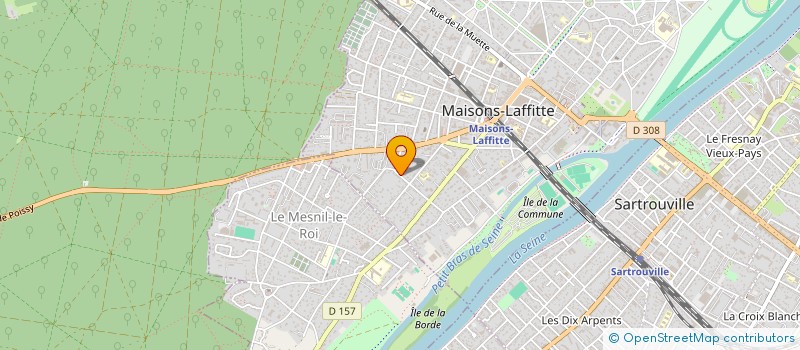 localisation de l'entreprise MONSIEUR JUAN MORENO CALLEJA  MAISONS-LAFFITTE