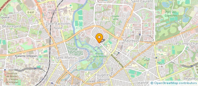 localisation de l'entreprise MONSIEUR JUAN NYARE BILIE  RENNES