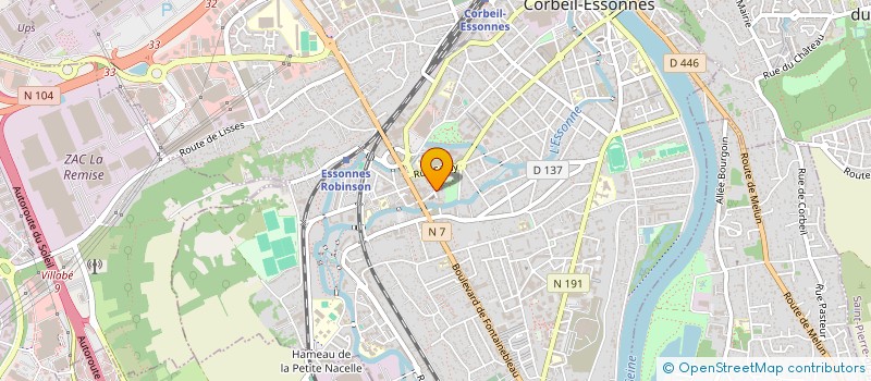 localisation de l'entreprise MONSIEUR JUAN PABLO PIERUCCI à CORBEIL-ESSONNES