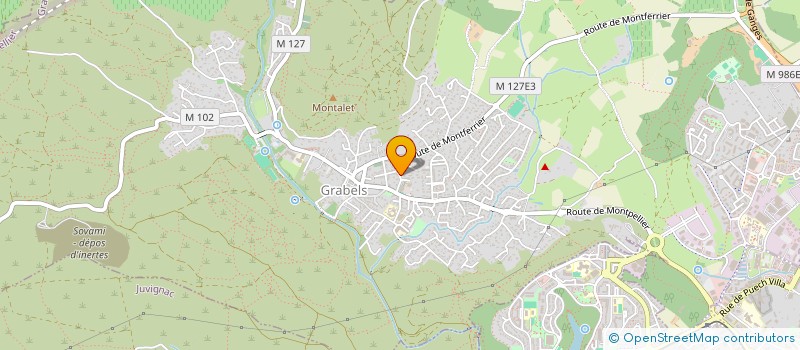 localisation de l'entreprise MONSIEUR JUAN PABLO RECAS ROSELLO  GRABELS