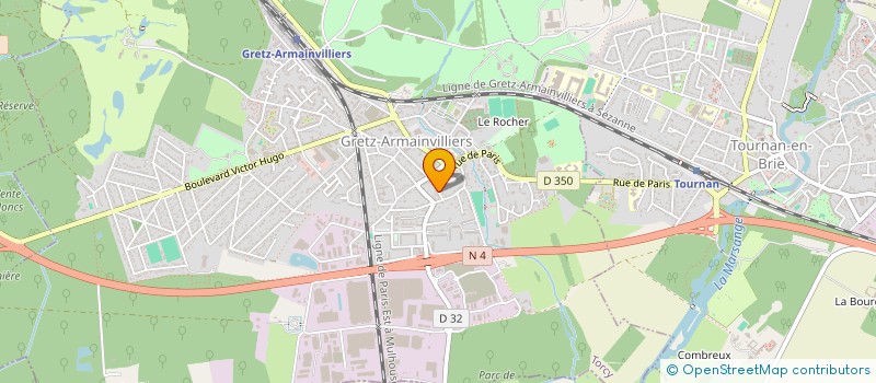 localisation de l'entreprise MONSIEUR JUAN PARENTE  GRETZ-ARMAINVILLIERS