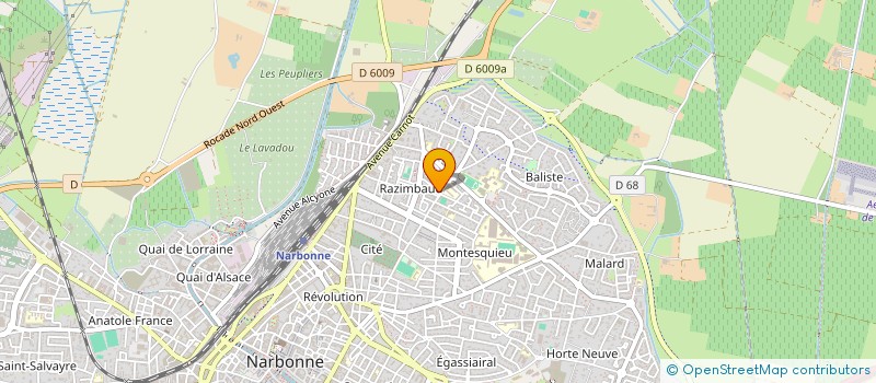 localisation de l'entreprise MONSIEUR JUAN PATRAC  NARBONNE