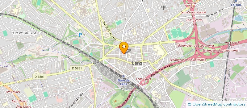 localisation de l'entreprise MONSIEUR JUAN PEREZ  LENS