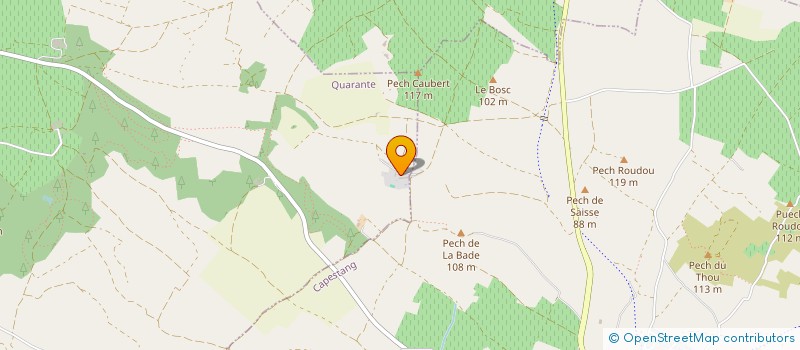 localisation de l'entreprise MONSIEUR JUAN PEREZ CASAR  QUARANTE