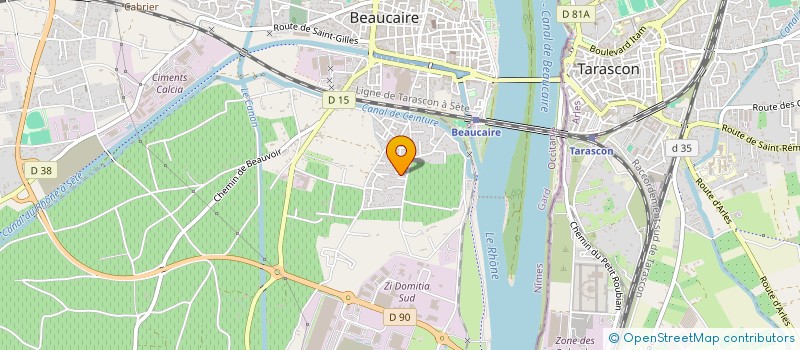 localisation de l'entreprise MONSIEUR JUAN RAMON ARRIBAS ROMEU  BEAUCAIRE