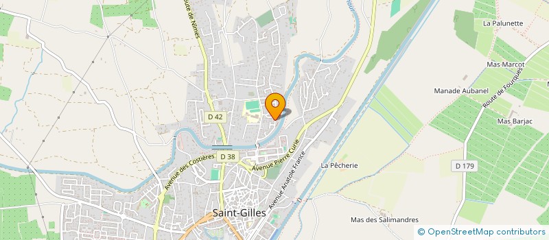 localisation de l'entreprise MONSIEUR JUAN RAMOS  SAINT-GILLES