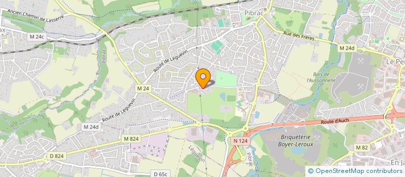 localisation de l'entreprise MONSIEUR JUAN ROUSSELLIER  PIBRAC