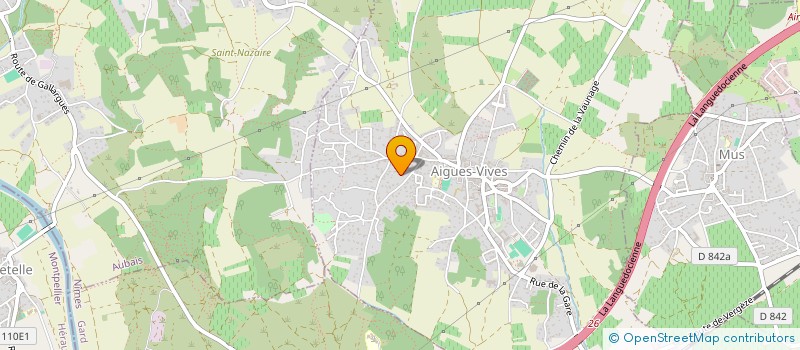 localisation de l'entreprise MONSIEUR JUAN RUIZ-COELLO  AIGUES-VIVES