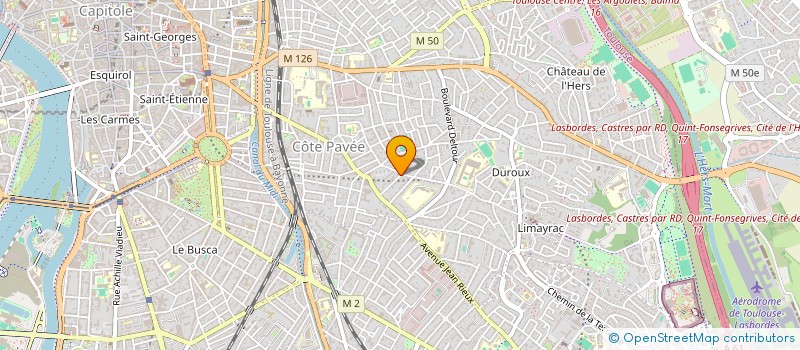 localisation de l'entreprise MONSIEUR JUAN RUIZ ORTIZ  TOULOUSE
