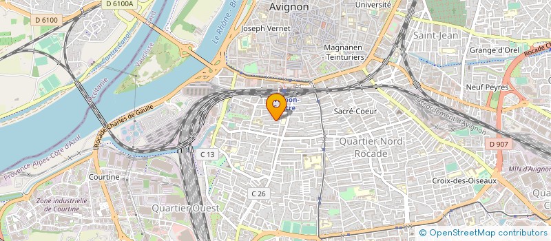 localisation de l'entreprise MONSIEUR JUAN SAEZ  AVIGNON