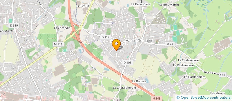 localisation de l'entreprise MONSIEUR JUAN SALDANA DIAZ  HAUTE-GOULAINE