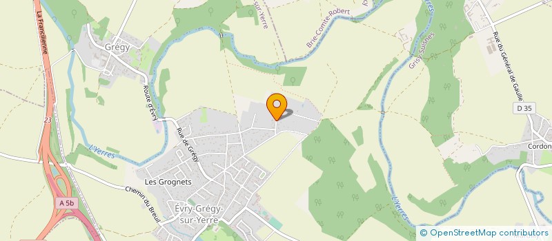 localisation de l'entreprise MONSIEUR JUAN SAN MARTIN  EVRY-GREGY-SUR-YERRE