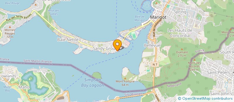 localisation de l'entreprise MONSIEUR JUAN SANCHEZ  SAINT MARTIN