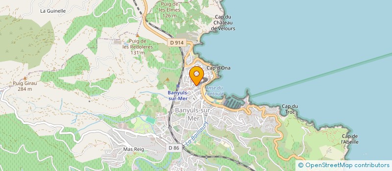 localisation de l'entreprise MONSIEUR JUAN SANCHEZ SAETA  BANYULS-SUR-MER