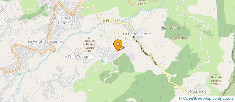 localisation de l'entreprise MONSIEUR JUAN SAUTRON  LE TAMPON