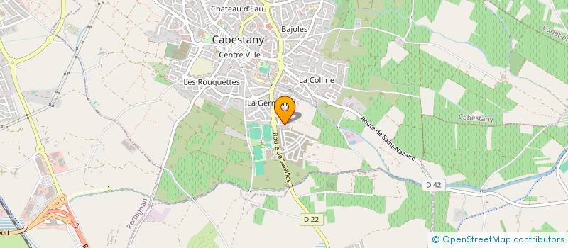 localisation de l'entreprise MONSIEUR JUAN SERRANO  CABESTANY