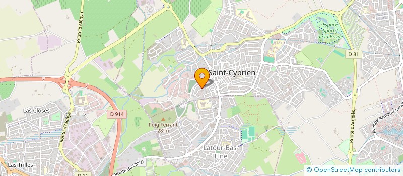 localisation de l'entreprise MONSIEUR JUAN SIERRA GOMEZ à SAINT-CYPRIEN