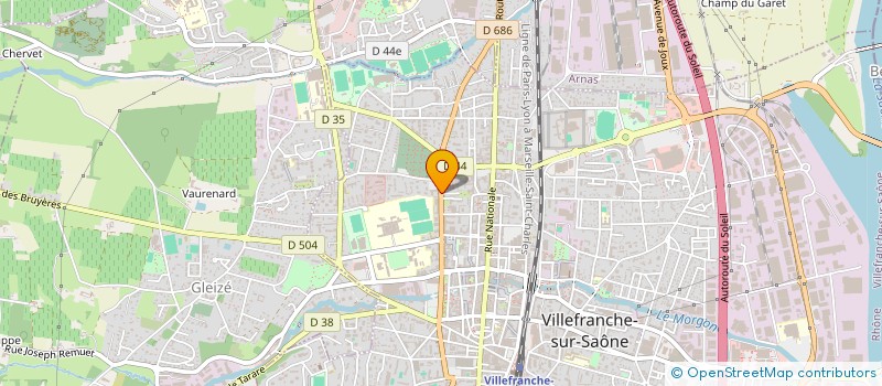 localisation de l'entreprise MONSIEUR JUAN VERSLUYS à VILLEFRANCHE-SUR-SAONE
