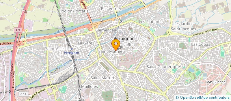 localisation de l'entreprise MONSIEUR JUAN-VICENTE OLLER-RIERA  PERPIGNAN