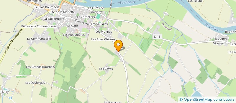 localisation de l'entreprise MONSIEUR JUANITO BUTON  THENEUIL