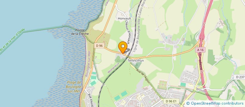 localisation de l'entreprise MONSIEUR JUANITO DECLOITRE  WIMEREUX