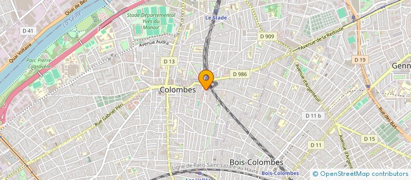 localisation de l'entreprise MONSIEUR JUANITO MOREL ADJOVI à COLOMBES