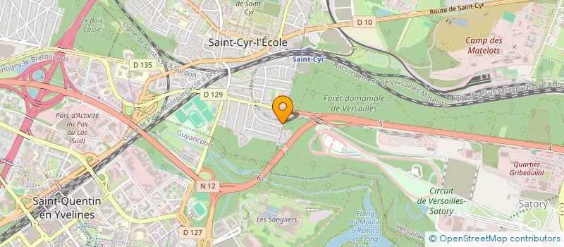 localisation de l'entreprise MONSIEUR JUANITOT CHARDELIN  SAINT-CYR-L'ECOLE