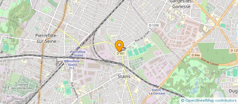 localisation de l'entreprise MONSIEUR JUBA AMANZOU YAZID à LA COURNEUVE