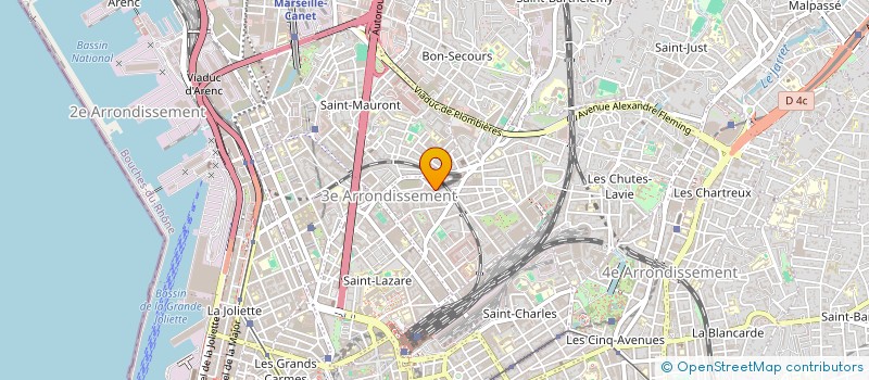 localisation de l'entreprise MONSIEUR JUBA BELAL à MARSEILLE