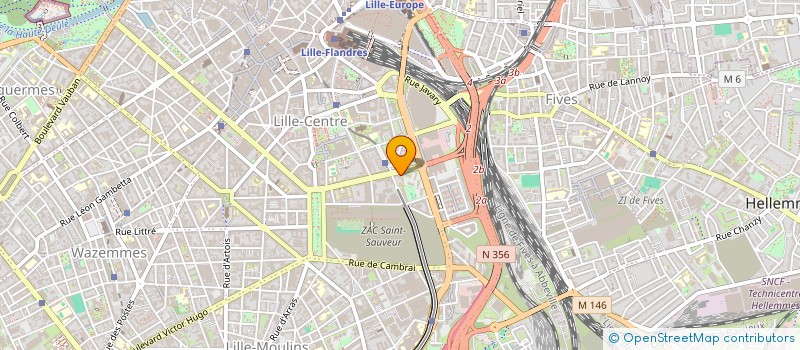 localisation de l'entreprise MONSIEUR JUBA BELKESSAM  LILLE