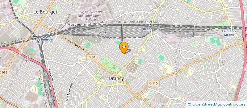 localisation de l'entreprise MONSIEUR JUBA CHABANE  DRANCY