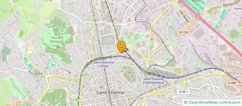 localisation de l'entreprise MONSIEUR JUBA CHITER  SAINT-ETIENNE