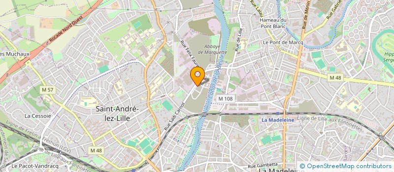 localisation de l'entreprise MONSIEUR JUBA DJELLA  SAINT-ANDRE-LEZ-LILLE