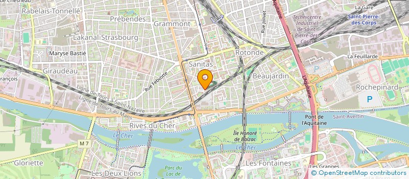 localisation de l'entreprise MONSIEUR JUBA KABECHE  TOURS