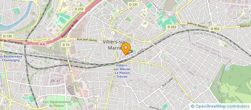 localisation de l'entreprise MONSIEUR JUBA LACENE à VILLIERS-SUR-MARNE